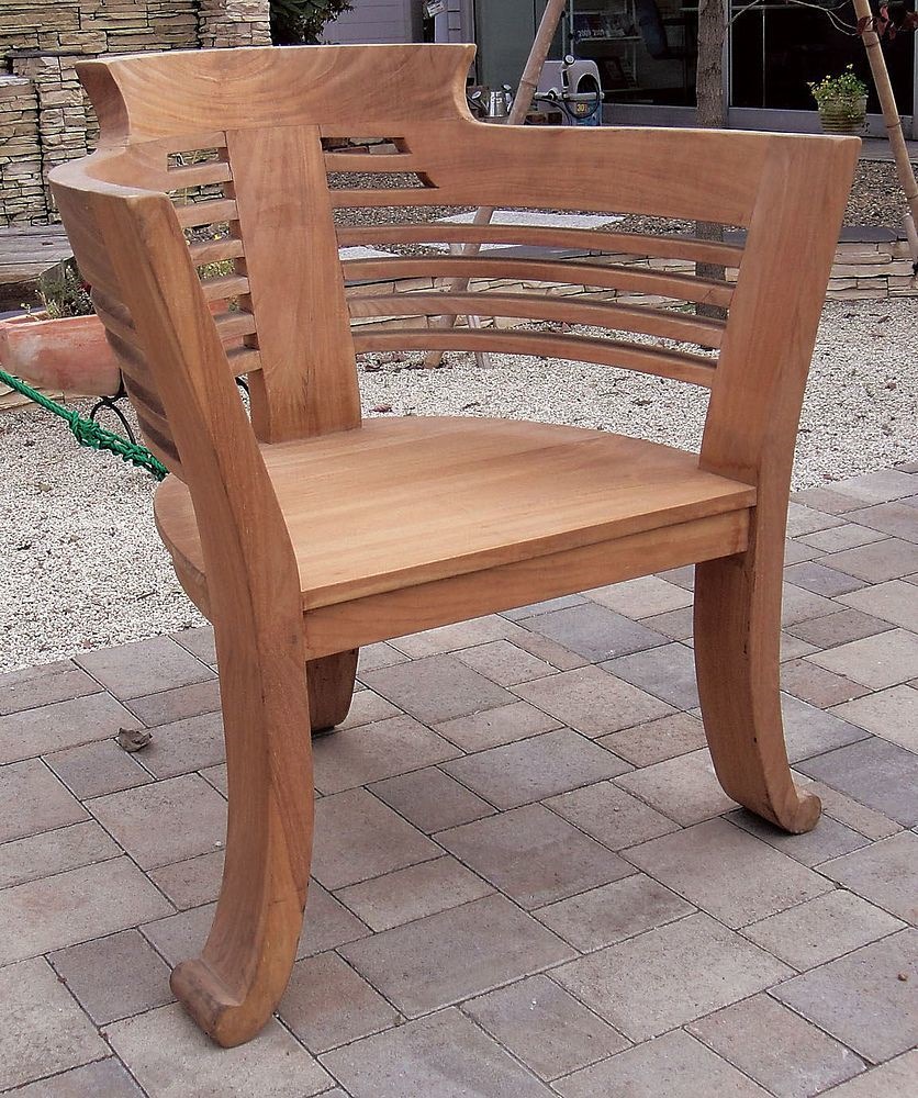 ジャービス商事　ガーデンチェア　天然木無垢材　ロマンティックチェア　35212　木製