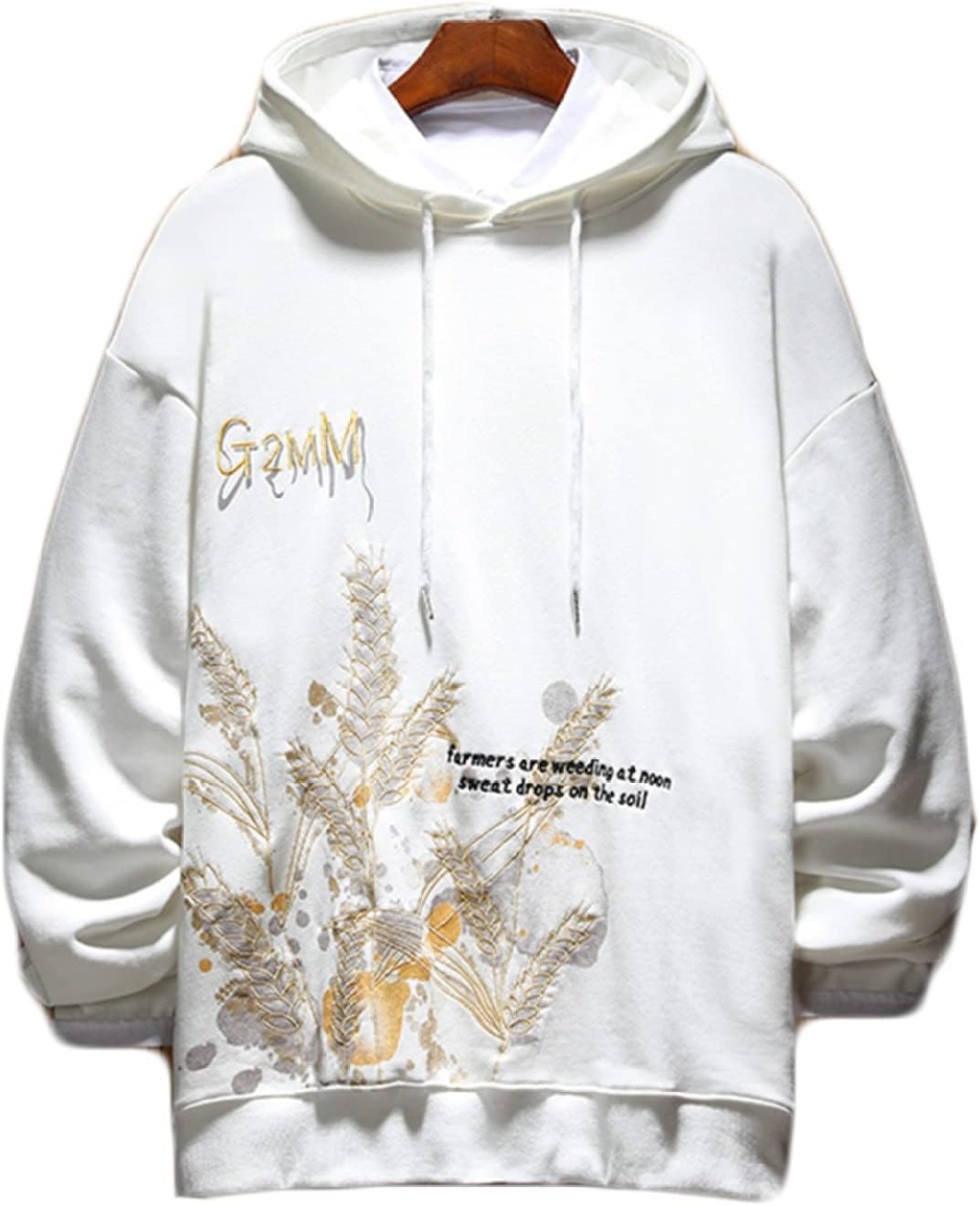 刺繍 パーカー プルオーバー メンズ 長袖 トップス 体型パカー フード付き 柔らかい 伸縮性 保温性 吸汗 丈長め カジュアル ハンサム フード付き ファッション 肌触りがいい ペアルック