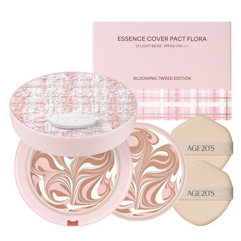 エッセンス カバー ファクト フローラ ブルーミング ツイード エディション 本品 14g + リフィル セット 23号 ミディアム ベージュ 1セット