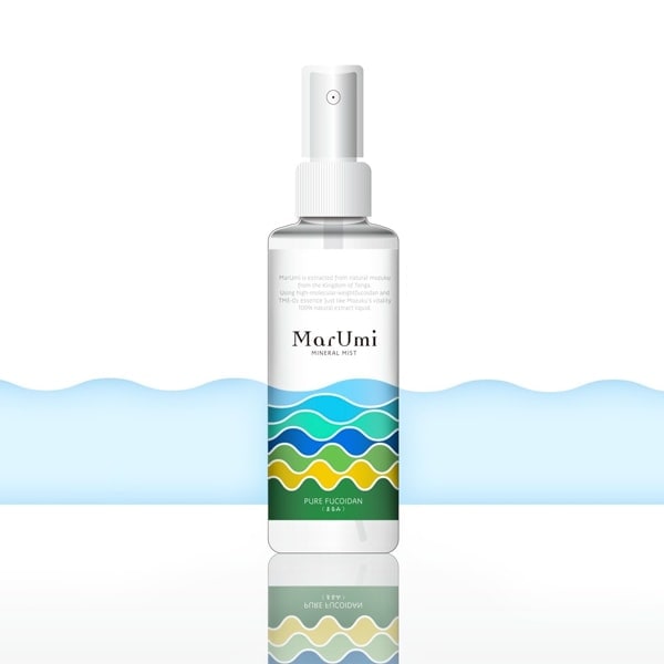 [国内正規品] マルミ ミネラルミスト 150ml ×2個セット MarUmi 天然由来 比率 100％ 丸ごと 海もずく 低分子 フコイダン アミノ酸 ミネラル ペプチド トンガ