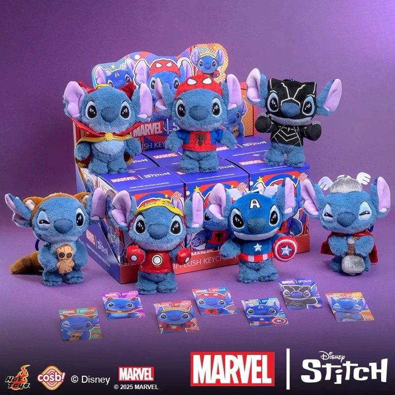 HotToys marvel スティッチ COSBI ぬいぐるみペンダント Hot Toys Marvel Stitch Cosbi Plush Keychain Collection (Full