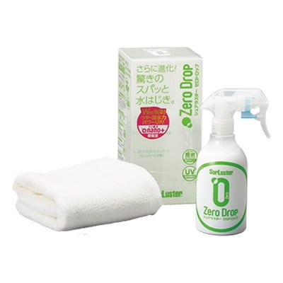 他サイト： SurLuster(シュアラスター) ゼロドロップ 280ml 撥水 ガラス系コーティング 約2ヶ月耐久 艶 光沢 紫外線吸収剤 UV 保護 車 バイク 自転車 簡単施工 洗車 クロス付き スプレーコの商品画像
