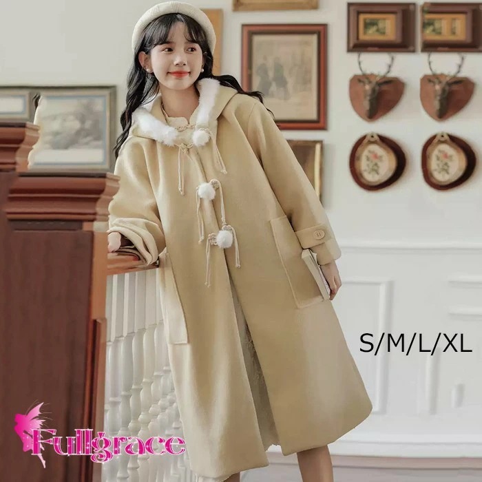 スプリングコート ステンカラーコート ミディアムコート ノーカラー ロリータ 冬服 リボン レディース ジャケット ロリータコート ロリータアウター トップス アウター 小柄 可愛い 学生 通学 通