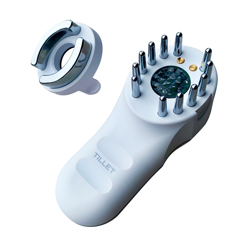 リモート納品研修付 日本製 エレクトロポレーション 美顔器 TILLET（ティレット）W-GEAR EMS イオン導入 韓国エステ 韓国美容 小顔 電気ブラシ/ T001