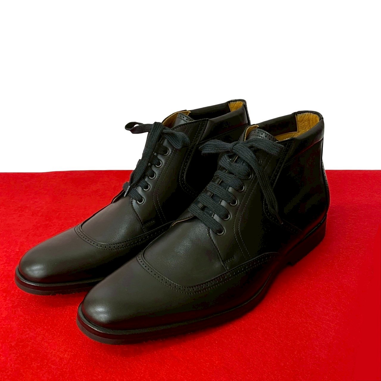 ブーツ レザー ブラック 26393