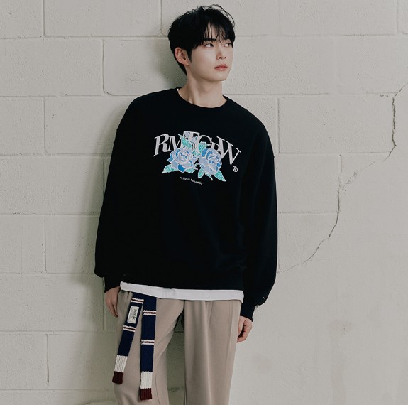 [RMTCRW x ゼロベースワン] BOUCLE STRIPE KNIT TIE