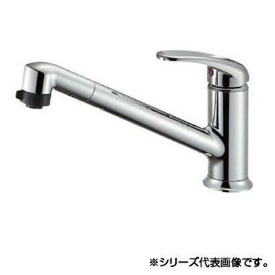 三栄 SANEI シングルワンホールスプレー混合栓 寒冷地用 K87101JK-13