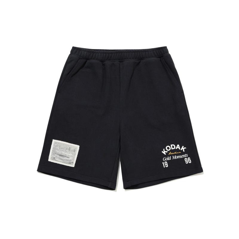 [公式]ゴールドモーメント グラフィック 4部丈ハーフパンツ BLACK