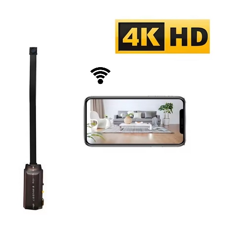 4KミニカメラHD 1080P WiFiビデオカメラ強化版DIYワイヤレスモジュールビデオレコーダーサポートリモートビューP2Pカム