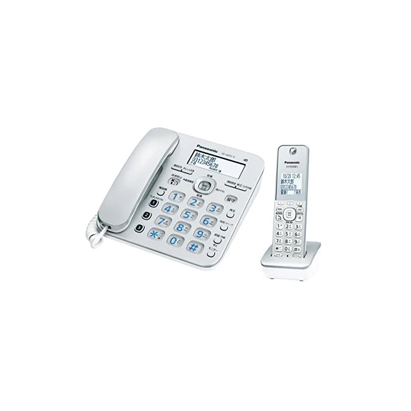 【即納】パナソニック RU・RU・RU デジタルコードレス電話機 子機1台付き 迷惑電話対策機能搭載 シルバー VE-GZ31DL-S
