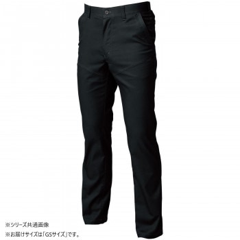桑和 3048-09 スラックス GSサイズ ブラック（4）