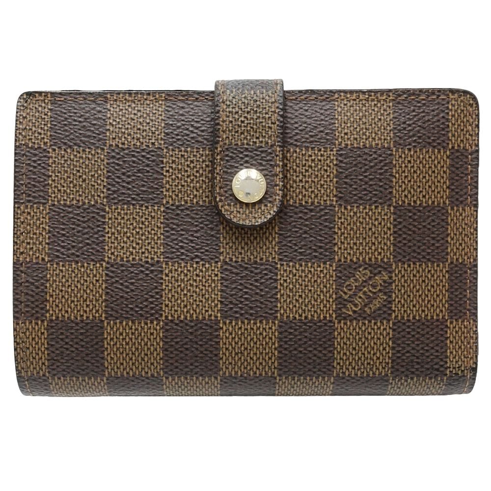 ダミエ ポルトモネ ビエ ヴィエノワ N61664 二つ折り財布 エベヌ/180979【中古】