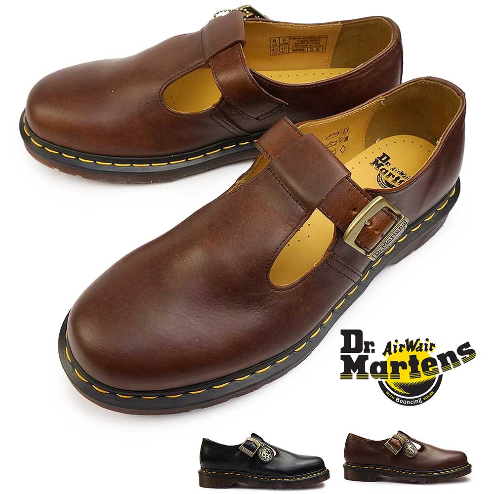 メンズ T-BAR SHOE クラシック カジュアル 31528001 レザー イエローステッチ 正規品