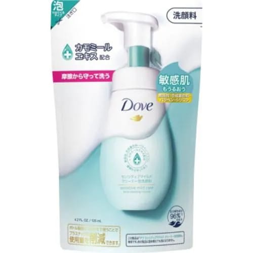 ユニリーバ ダヴ センシティブマイルド クリーミー泡洗顔料