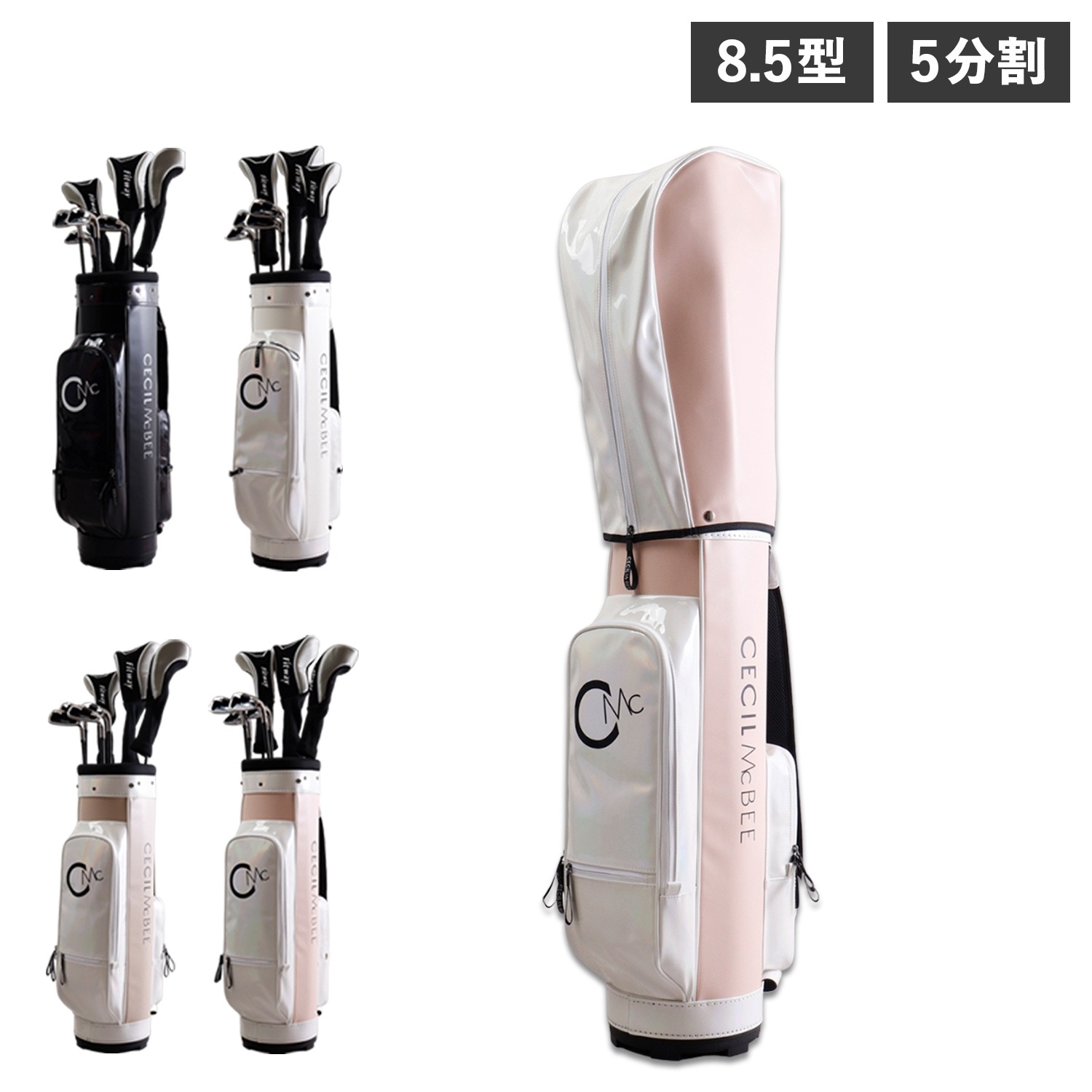 キャディバッグ ゴルフバッグ オーロラ レディース CGF2321CB