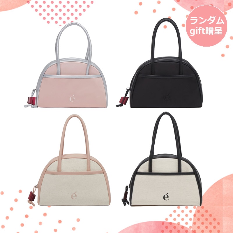 ミニボウリングバッグ 4color black pink OVBLX24001バッグ ミニバッグ ショルダーバッグ トートバッグ ハンドバッグ 収納力 頑丈 高見え 韓国 ブランド 公式 正規品