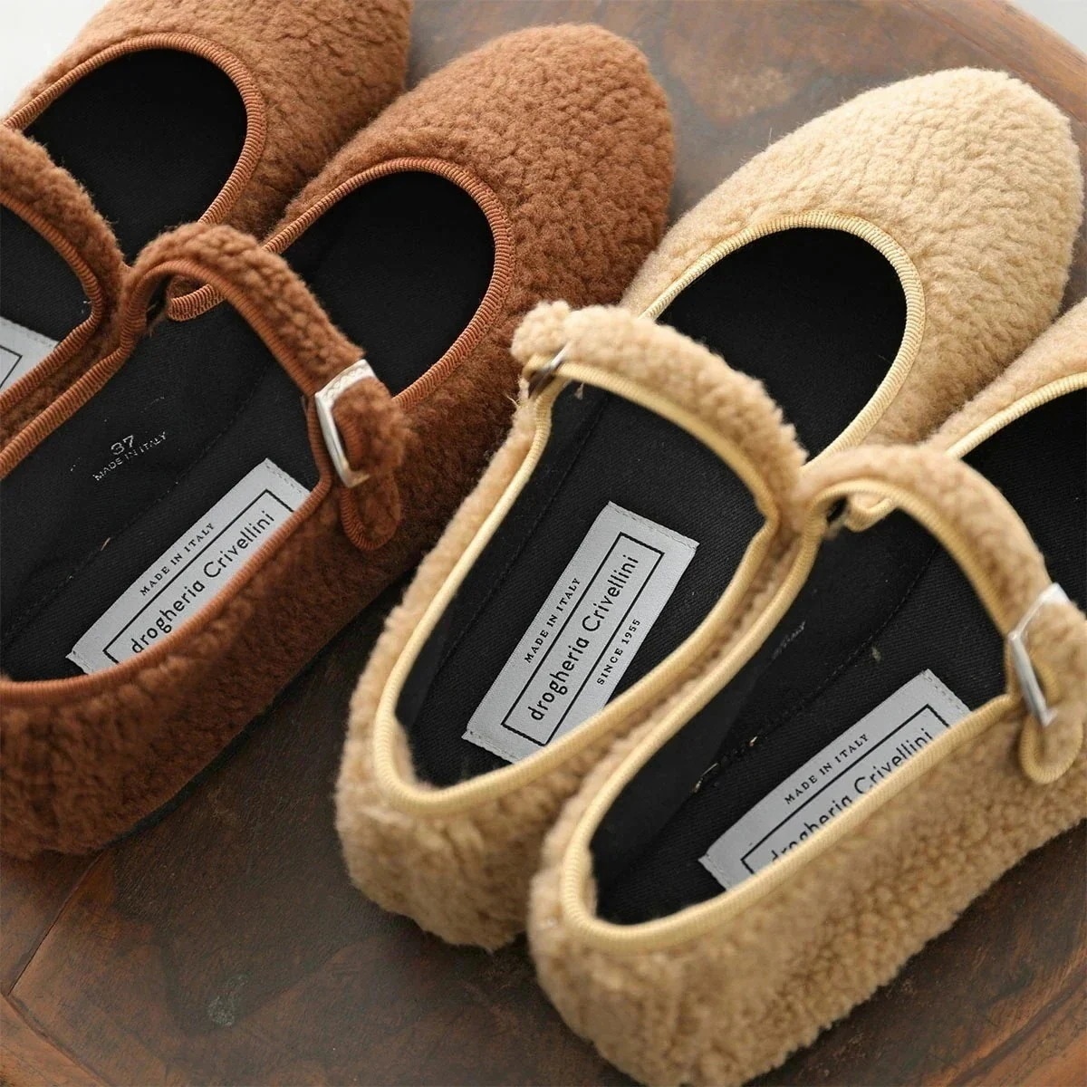 drogheria Crivellini ドロゲリア クリベリーニ メリージェーン Mary Jane FLEECE MJJJ FL レディース フリース ボア】