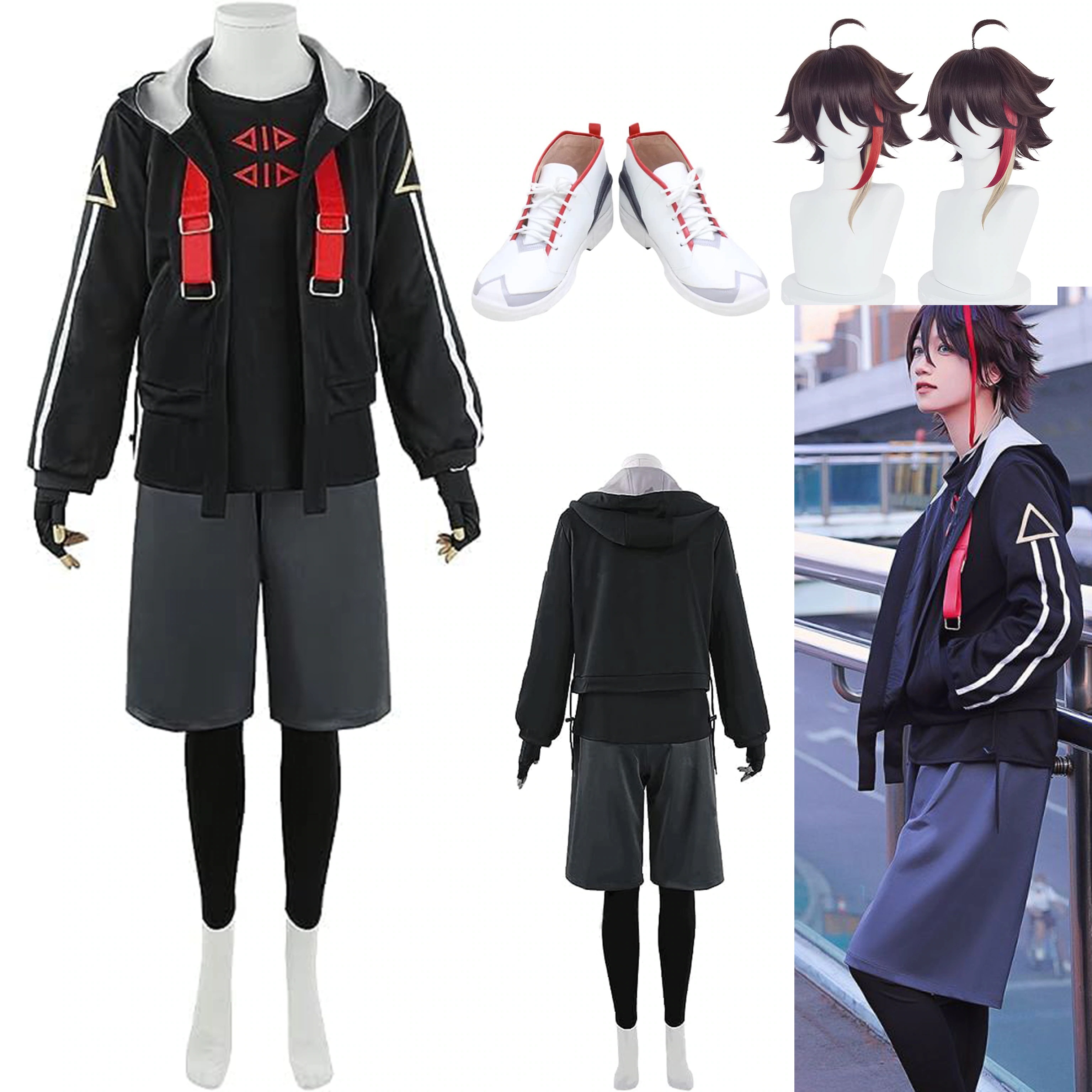 【全シリーズ発売中】 【値引き中】靴 ウィッグ コスプレ衣装 ハロウィン コスチューム 撮影 学園祭 クリスマス ハロウィン 衣装 コスプレ さえぐさあきな コスプレ衣装 三枝明那 バーチャル SNS