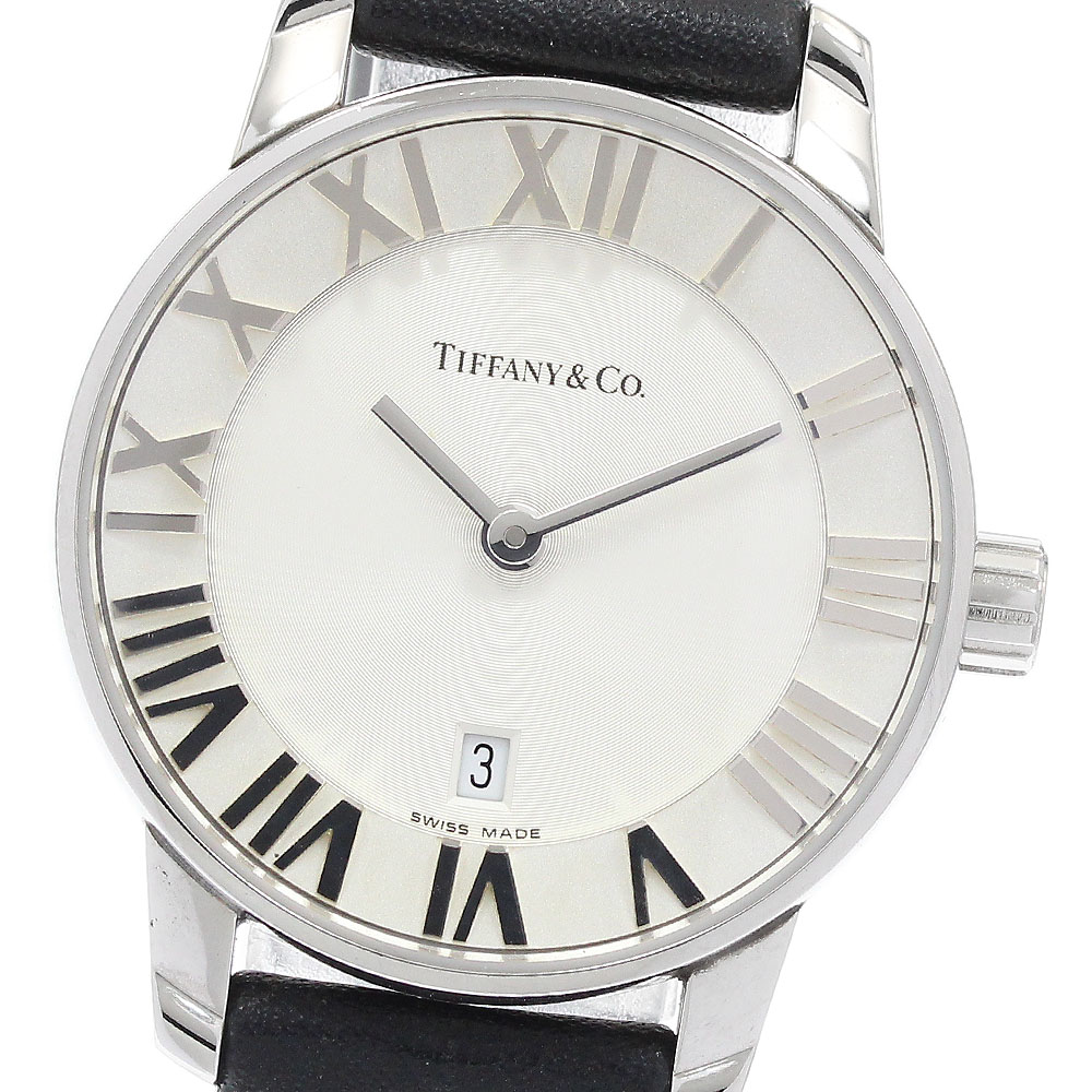 ティファニー TIFFANY&Co. アトラスドーム デイト クォーツ レディース _937427【中古】