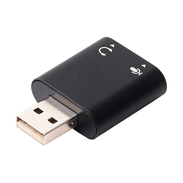 （まとめ） ナカバヤシ ミヨシPC用オーディオUSB変換アダプタ 3極 PAA-U3P 1個 (×3セット)