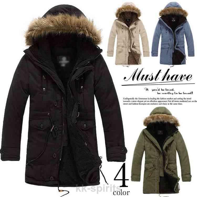 期間限定オファー モッズコート メンズコート ロング 裏起毛モッズコート フェイクファー ロングモッズコート 中綿ミリタリージャケット アウター 4色 冬モッズコート メンズコート ロングモッズコート 5,483円