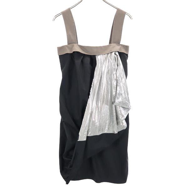 キャミソール ワンピース 40 ブラック系 バックジップ レディース