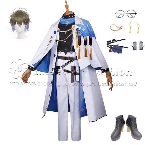 にじさんじ vtuber 風 Ike Eveland アイク・イーヴランド コスプレ衣装 cosplayコスチューム ウィッグ 靴 追加可 クリスマス変装 アニメ 撮影 舞台仮装 祭り