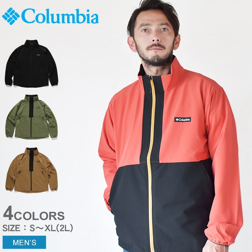 エンジョイ マウンテン ライフ ブラッシュド ジャケット PM0489 メンズ アウター アウトドア キャンプ レジャー ストレッチ 羽織り 長袖 シンプル ブランド 人気 定番