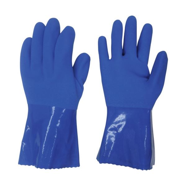 （まとめ）東和コーポレーション ビニスター ニュー耐油 M ブルー 068-M 1袋（3双）[x5]