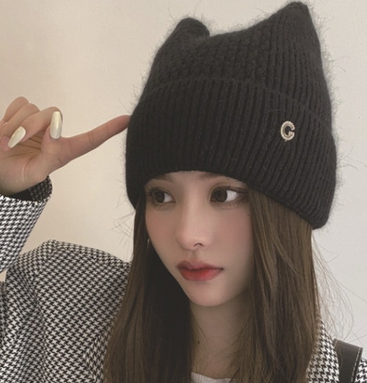 韓国 ブランド 女性用 ウサギ ニット ビニ