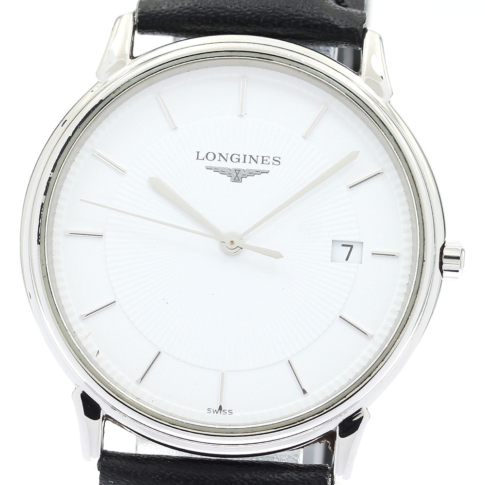 ロンジン LONGINES L4.677.4 グランドクラシック デイト クォーツ メンズ _888849【中古】