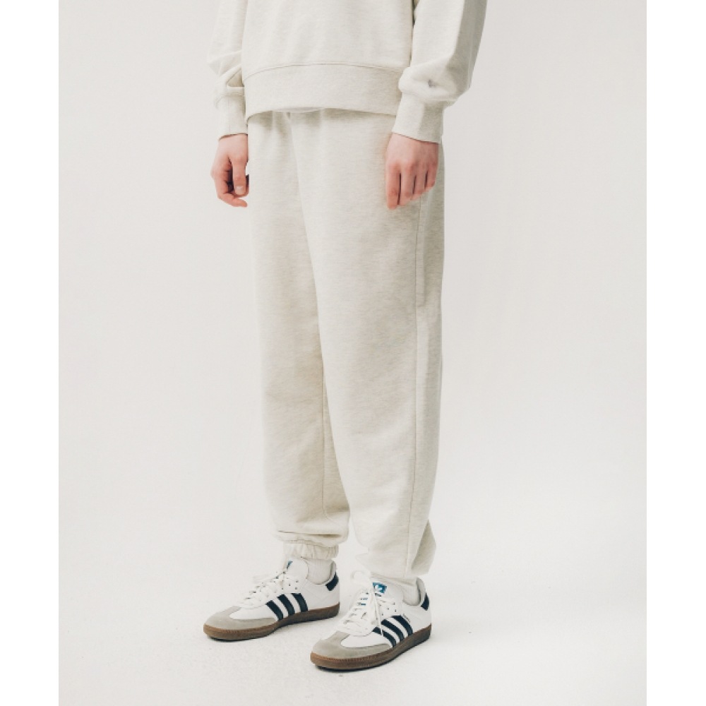 YALE スモールアーチスウェットジョガーパンツ_オートミール