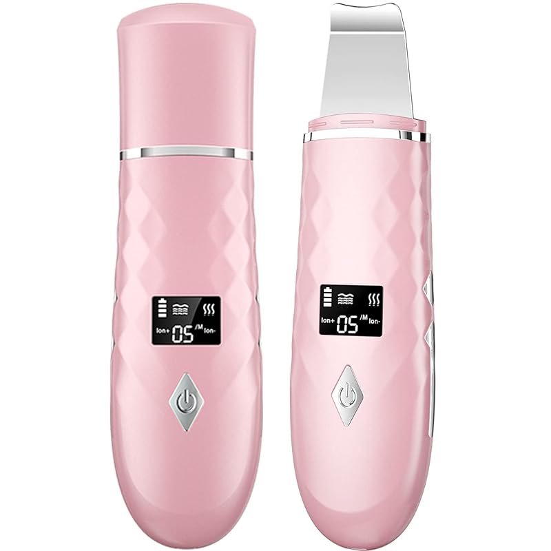 Indisea ウォーターピーリング 美顔器 超音波ピーリング EMS LED表示 持ち運び便利 大容量 USB充電式 多機能美顔 男女兼用 女性 出張 旅行 日本語説明書付き 母の日 誕生日プレゼン