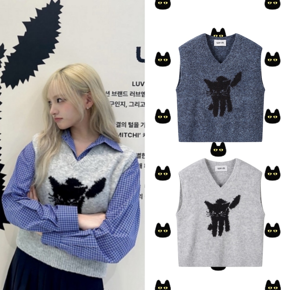 [IVEリズ着用] [LUV·M] LUVMITCHI VEST WOMENS - 2 COLORS