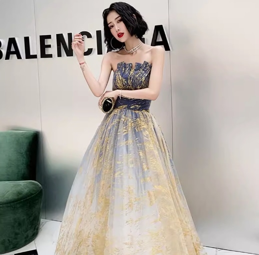 ドレス 衣装 ワンピース ロングワンピース イブニングドレス 二次会ドレス 演奏会ドレス ステージドレス ロング丈 セミフレア シースルー 切り替えデザイン かわいい 大人可愛い きれいめ シンプルドレス