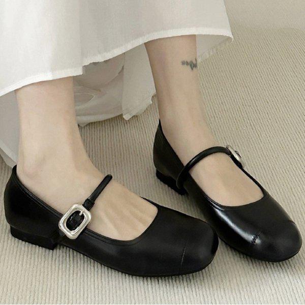 シューズ メリージェーン 女性 レディース 靴 フォーマルシューズ ローファー フラット 1.5cm sjly 208_P406035658