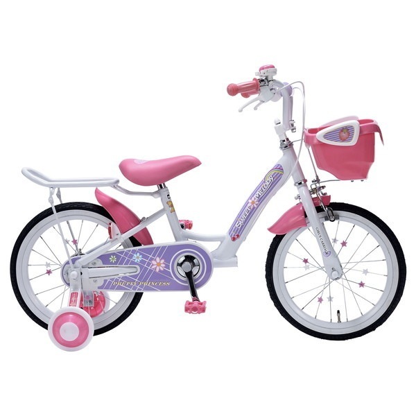 MD-12 ラベンダー [子供用自転車(16インチ補助輪付)] メーカー直送