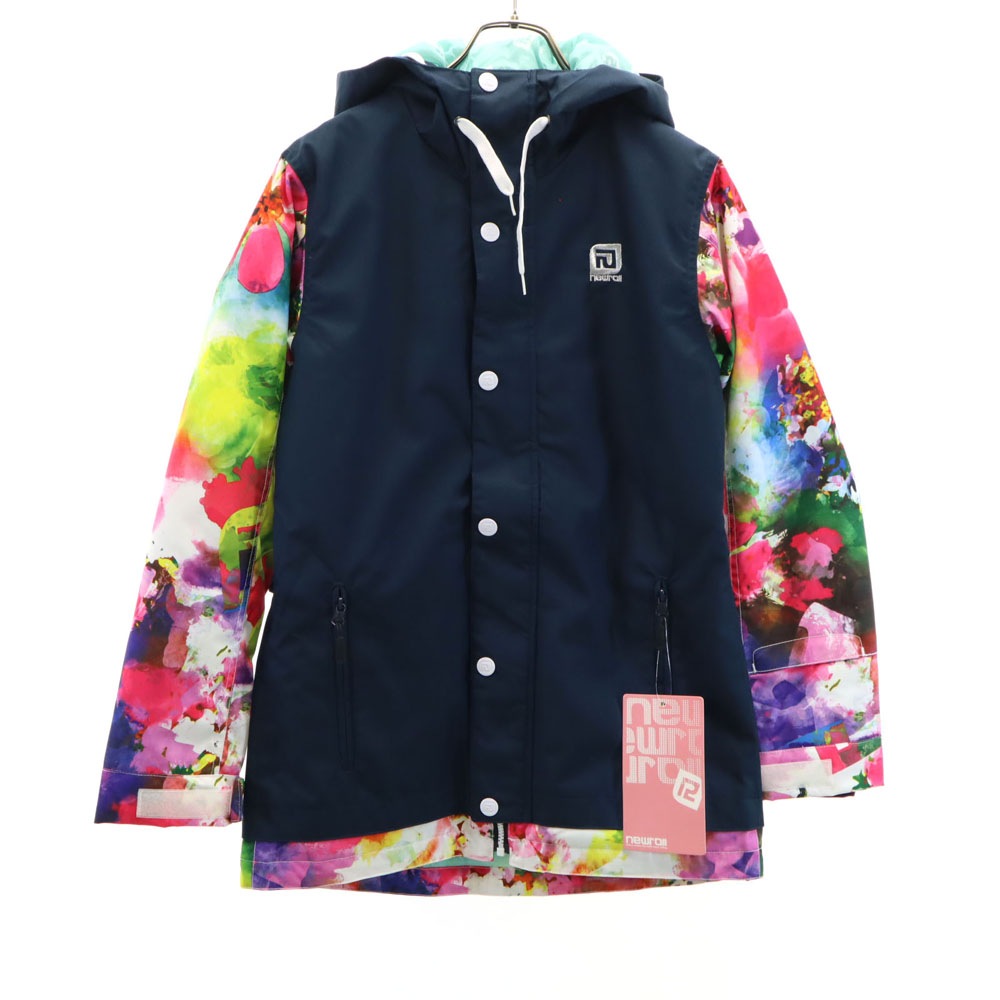 未使用 ニューロール スノーボード ジャケット M ネイビー系 newroll スキー タグ付き レディース