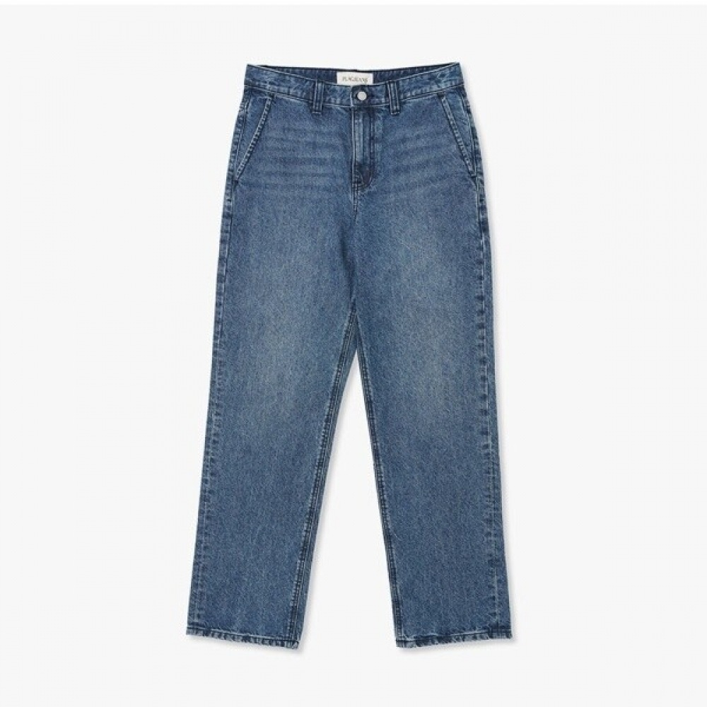 ブランド 男性 テーパード ジーンズ ミッドブルー B62