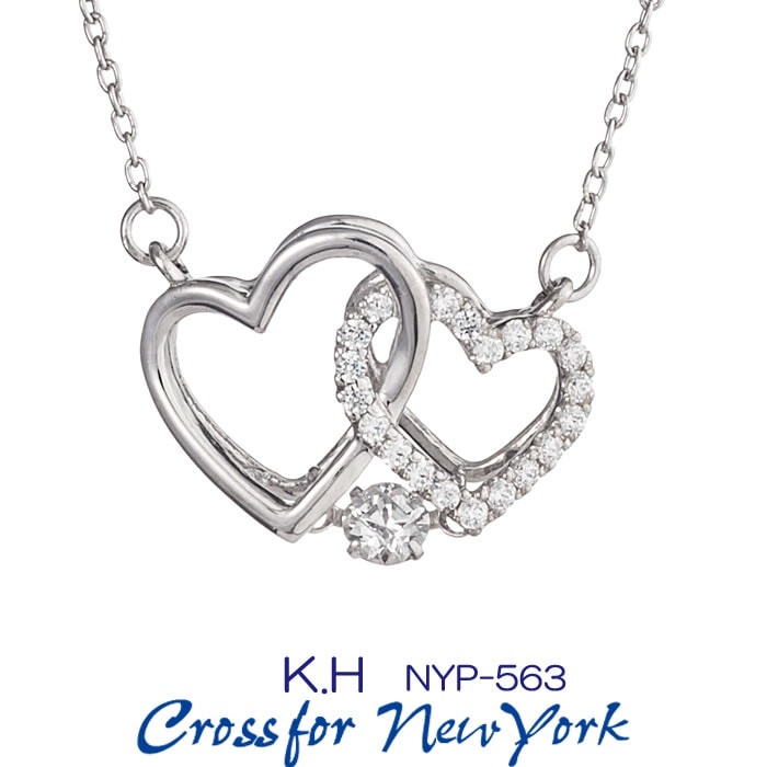 クロスフォーダンシングストーン キュービックジルコニアネックレス クロスフォーニューヨーク/Crossfor New York K.H NYP-563 正規販売店