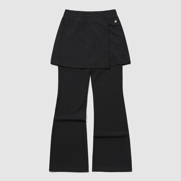 女性レギュラーフィット スカンツ (QR122OPF12_BLK)