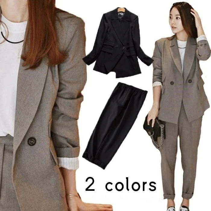 レディース　スーツ　ビジネススーツ　2点セット　セットアップ　パンツスーツ　卒業式 卒園式 ママ パンツスーツ フォーマルスーツ　通勤　就活 事務服 オフィス　卒業式　長袖　ロング丈パンツ　offic