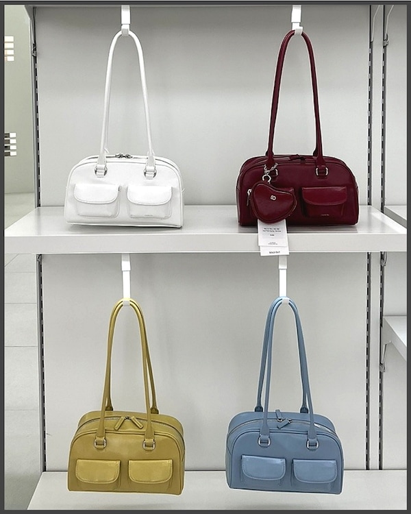 Qoo10 STAND OIL CHUBBY BAG 飾りなし ショルダ