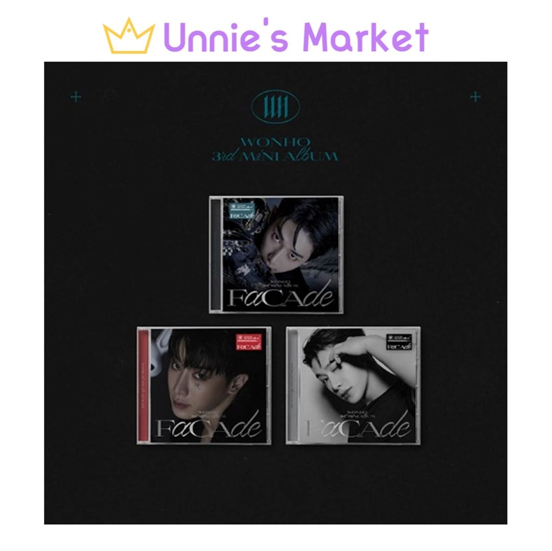 [SET] WONHO [FACADE] 3rd Mini Album(Jewel ver.)