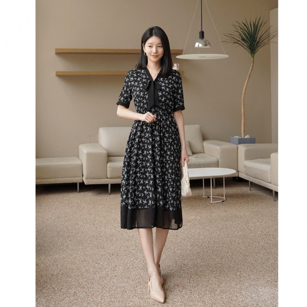 クリック＆ファニーシャーリングストラップフラワードレス 10,046円