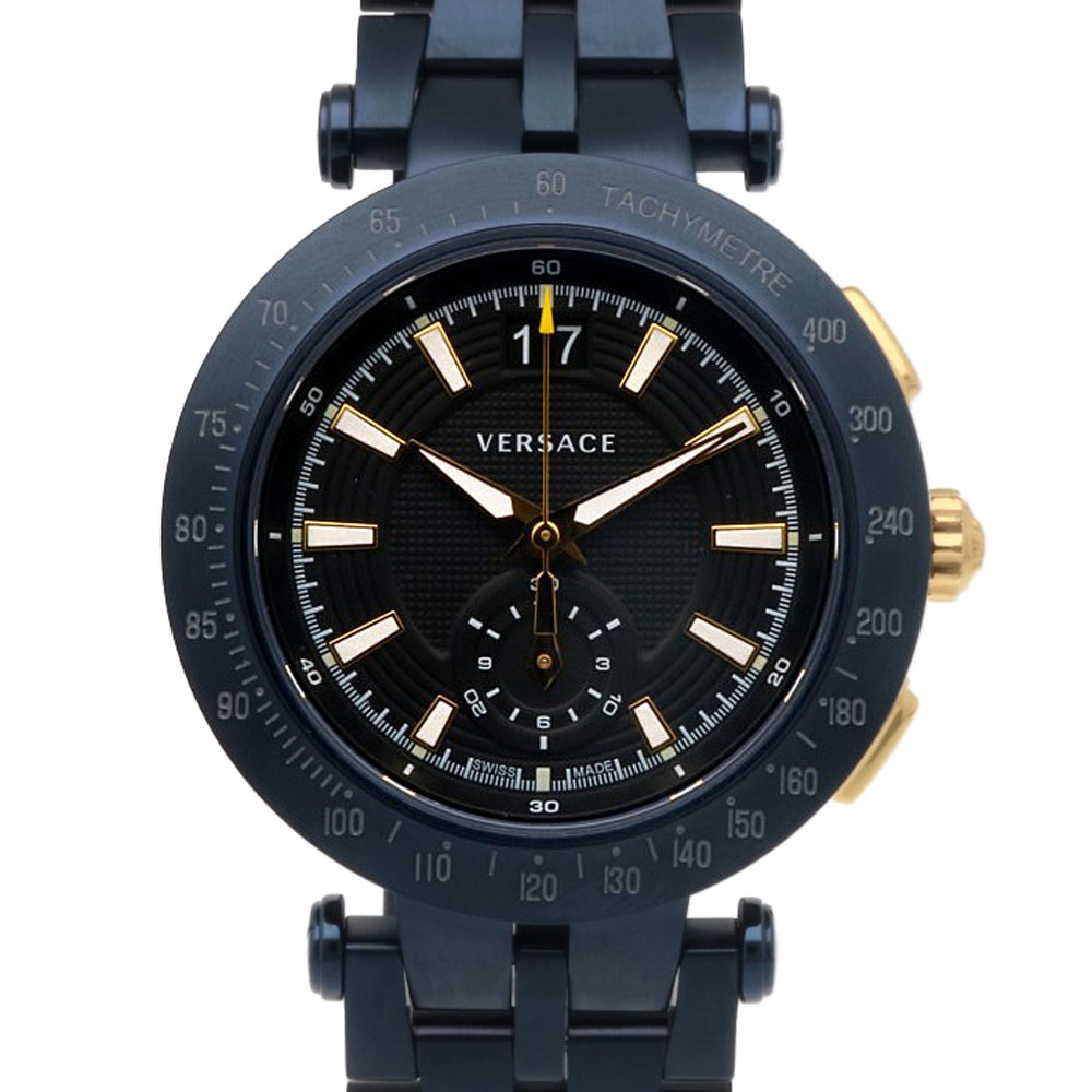 ヴェルサーチ 腕時計 ステンレススチール VAH050016 クオーツ 1年保証 VERSACE 中古 美品