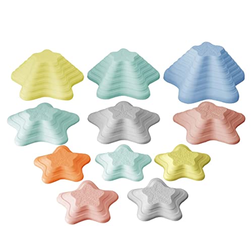 RiZKiZ バランスストーン 星型 11点セット 自由に並べて川石飛び！ バランス感覚 体幹 子供用 アスレチック 知育玩具 室内遊具 対象年齢2歳 おもちゃ