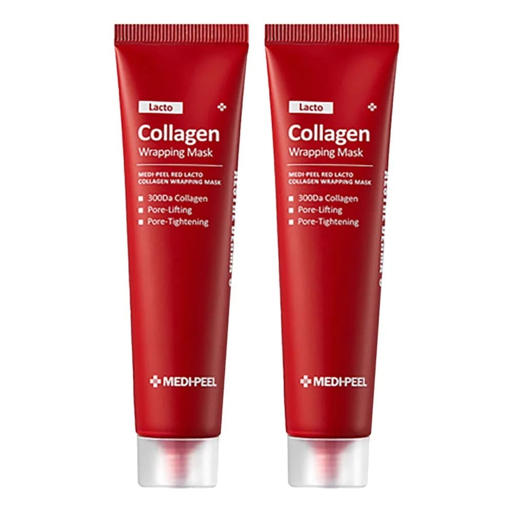 メディフィルレッドラクトコラーゲンラッピングマスクパック70ml2個