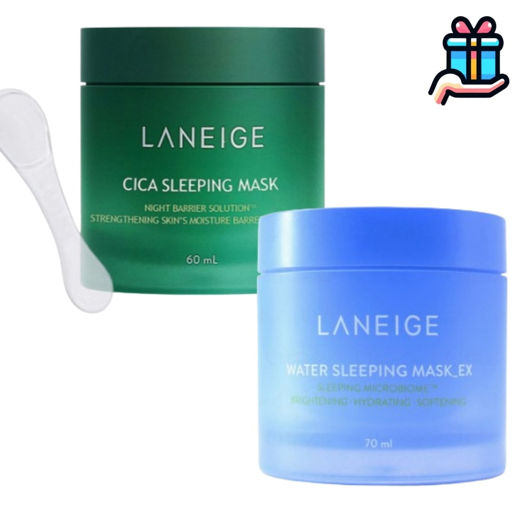 [1+1大容量企画セット] ウォータースリングピング70ml + シカ スリーピングマスク 60ml 総容量 130ml ジェルタイプ スキンケア 韓国人気 お肌 鎮静 保湿 睡眠パック フェイスパッ