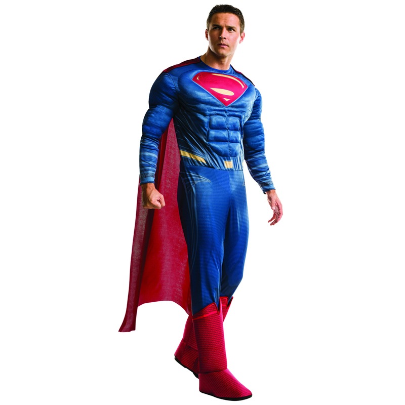 コスプレ 仮装 DXスーパーマン 大人用 XL (BVS) 大きいサイズ 【 コスプレ 衣装 ハロウィン 仮装 コスチューム 大きいサイズ メンズ 公式 DCコミック 男性用 余興 映画キャラクター